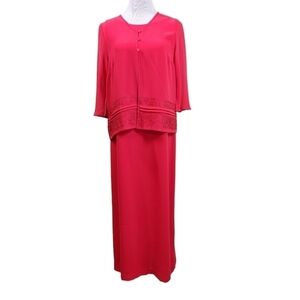 Cynthia Howie Maggiw Party/Cocktail Red Dress, sz 12